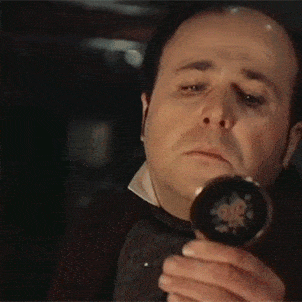 Чичиков (Александр Калягин). Здесь и далее: «Мёртвые души», режиссёр Михаил Швейцер. СССР, 1984 год