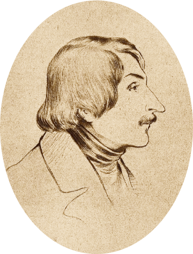 Н. В. Гоголь. Художник М. Дерегус