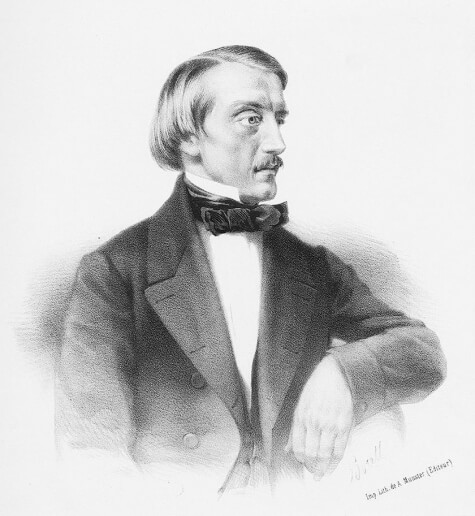 Виссарион Белинский. Литография Петра Бореля с рисунка Кирилла Горбунова