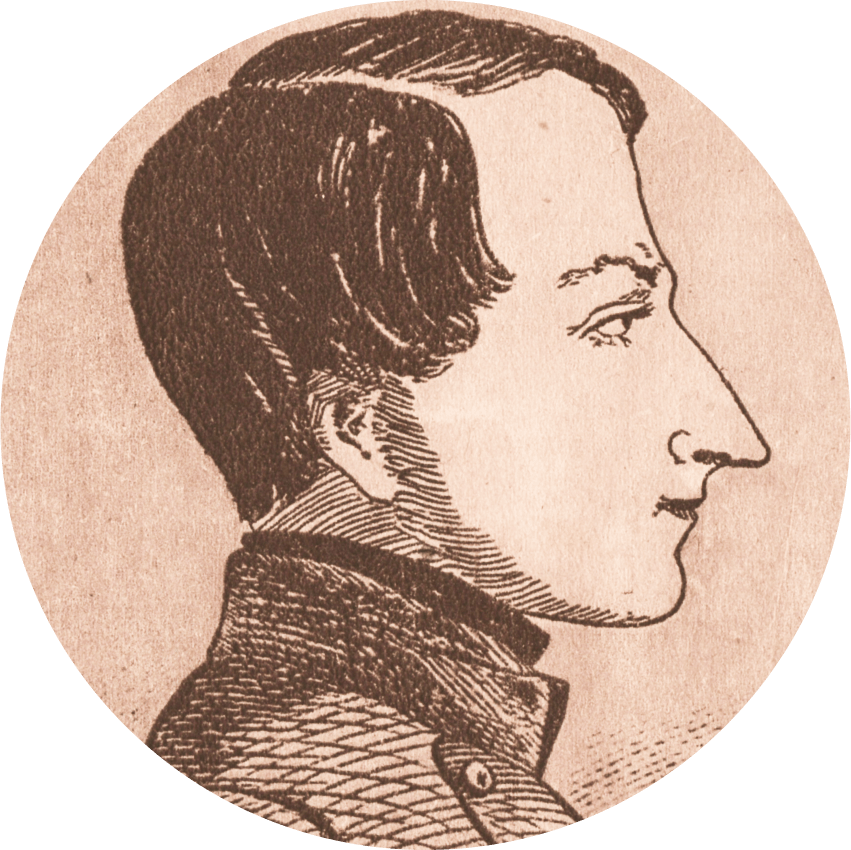 Гоголь — гимназист. Рисунок школьного товарища, 1827