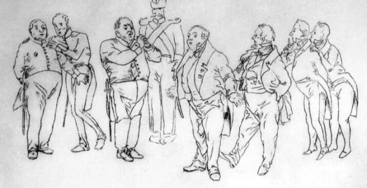 Рисунки Н. В. Гоголя к комедии «Ревизор»