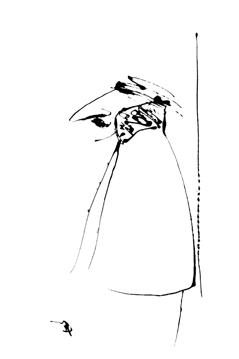 Н. В. Гоголь. «Нос». Иллюстрация. Из серии «Гоголиана». Худ. — Предеин Николай Петрович. 2017