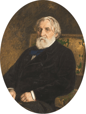 Портрет И. С. Тургенева работы И. Е. Репина. 1874